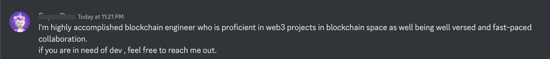 Example Discord scam message escalation captured by Snitch Bot